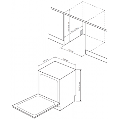 Посудомоечная машина Kuppersberg GHL 4530