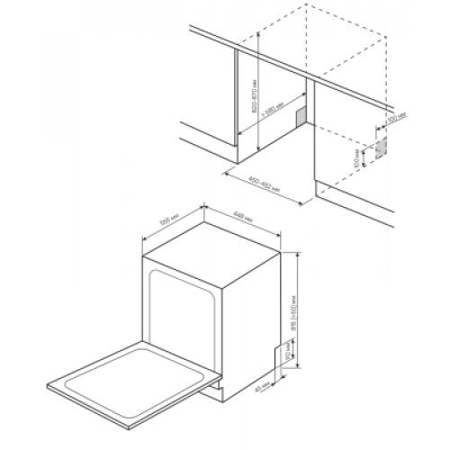 Посудомоечная машина Monsher MD 4505