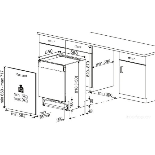 Посудомоечная машина Indesit DI 5C29