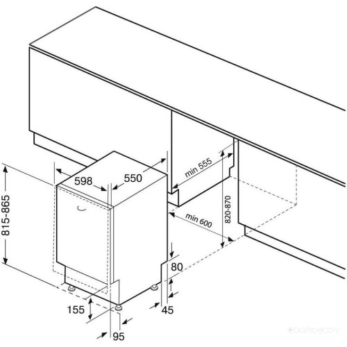 Посудомоечная машина Krona Kamaya 60 BI V2