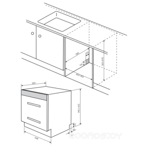 Посудомоечная машина Kuppersberg GSS 4577