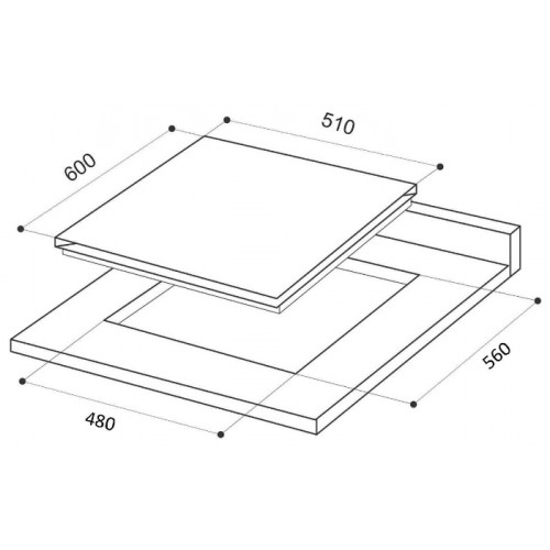 Варочная панель LEX GVS 644-1 IX