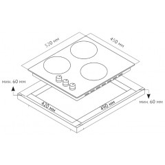 Варочная панель Korting HG 465 CTRB