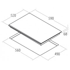 Варочная панель CATA IB 604 WH