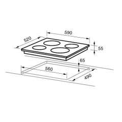 Варочная панель Midea MCH64260F