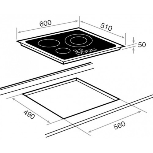Варочная панель Teka IT 6450 IKNOB