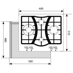 Варочная панель LEX GVE 643C IV