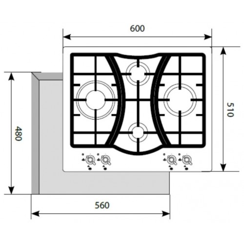 Варочная панель LEX GVE 643C IV