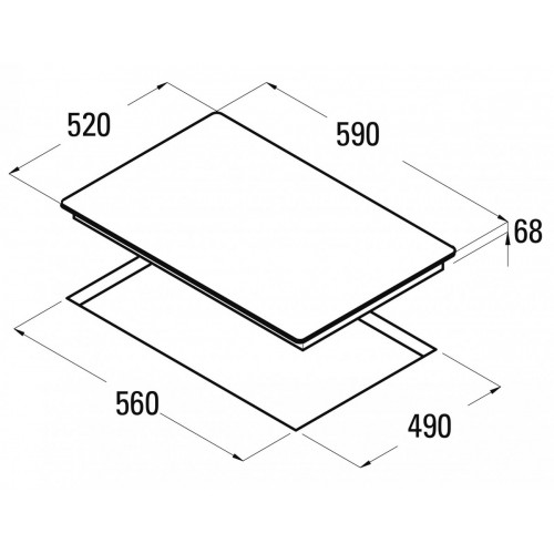 Варочная панель CATA T 604 (White)