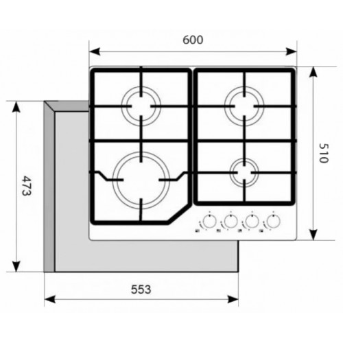 Варочная панель AKPO PGA 604 LGC IV