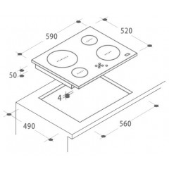 Варочная панель Candy CH 64 FC