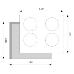 Варочная панель LEX EVI 640 F BL
