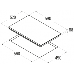 Варочная панель CATA LCI 6031 BK
