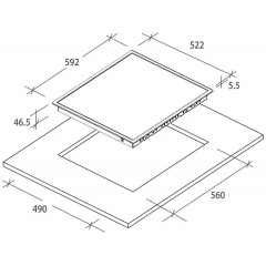 Варочная панель Candy CH64CCB