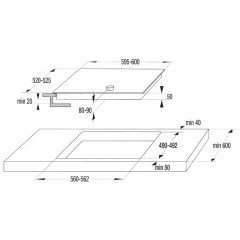 Варочная панель Gorenje EC 642 CLB