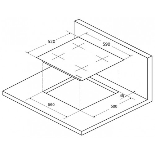 Варочная панель Kuppersberg ICS 604 W