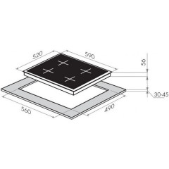 Варочная панель Maunfeld MVI59.2FL-WH
