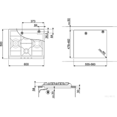 Варочная панель Smeg SR264AV2
