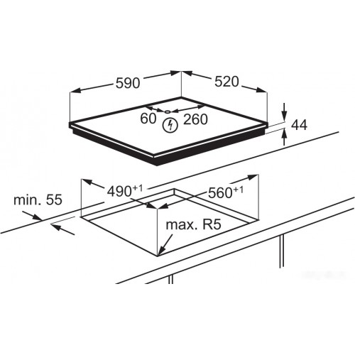 Индукционная варочная панель Electrolux IPE6443KFV