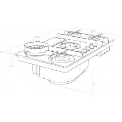 Варочная панель Elica NikolaTesla Flame GR/A/88