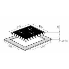 Варочная панель Maunfeld EVI.453-BG