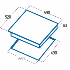 Варочная панель CATA IB 6203 WH