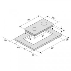 Варочная панель Krona PARTITA 30 IX