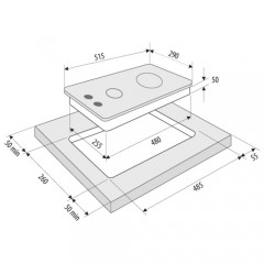 Варочная панель Krona CALORE 30 WH 00026311