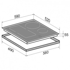 Варочная панель Zigmund & Shtain CI 34.6 W