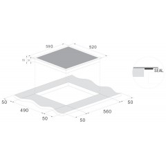 Варочная панель Candy CIS642MCTT