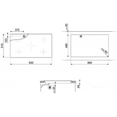 Варочная панель Smeg SI2M7953DW