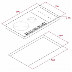 Варочная панель Teka IZS 96600 MSP