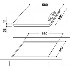 Варочная панель Indesit PAAI 642 IX/I EE