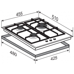 Варочная панель Zigmund & Shtain M 23.4 W
