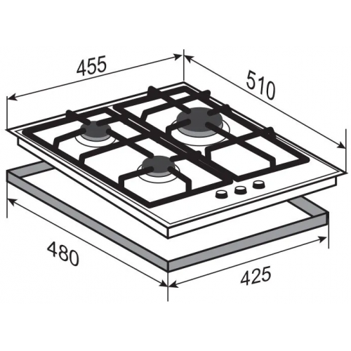 Варочная панель Zigmund & Shtain M 23.4 W