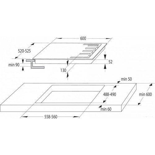 Варочная панель Gorenje GE681X