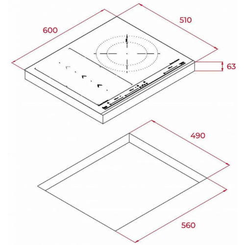 Варочная панель Teka IZS 65600 MSP (черный)