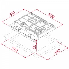 Варочная панель Teka GZC 63310 XBN BLACK