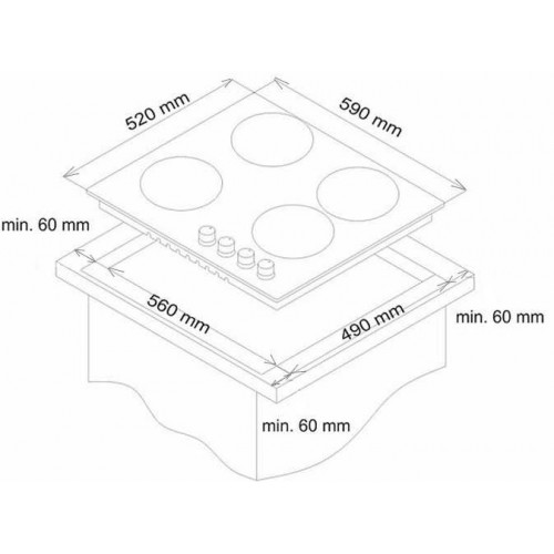 Варочная панель Simfer H60D14B020
