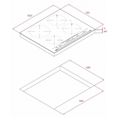Варочная панель Teka IZC 64630 MST белое стекло 112500027