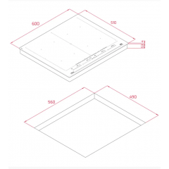 Варочная панель Teka IZF 68700 MST черный 112500037