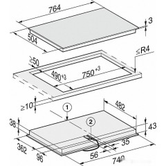 Варочная панель Miele KM 6522 FR