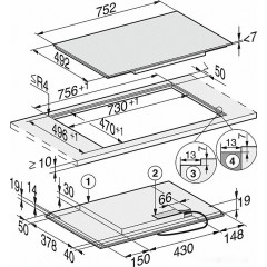 Варочная панель Miele KM 7414 FX