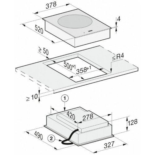 Варочная панель Miele CS 7641 FL