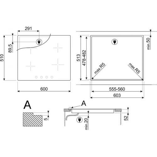 Варочная панель Smeg SI264DM