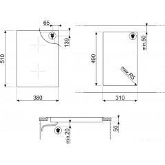 Варочная панель Smeg SIM3323D