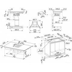 Варочная панель Smeg HOBD482D