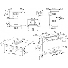 Варочная панель Smeg HOBD482D