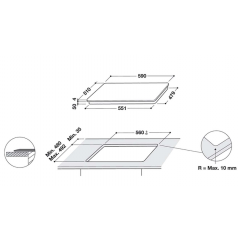 Варочная панель Whirlpool WL S5360 BF/W