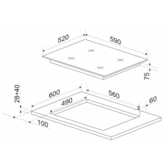Варочная панель Hansa BHGW630502
